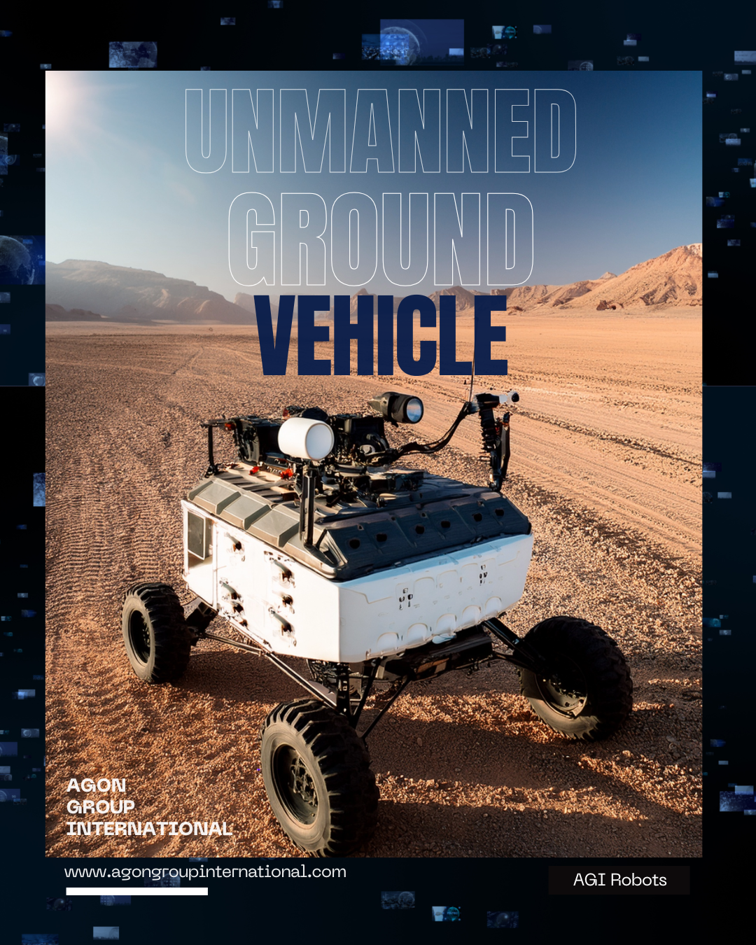Unmanned Ground vehicle Robot by agon group internatioal